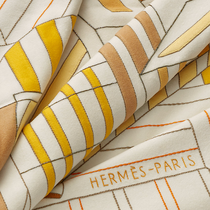 Cheval au Faubourg blanket | Hermès USA